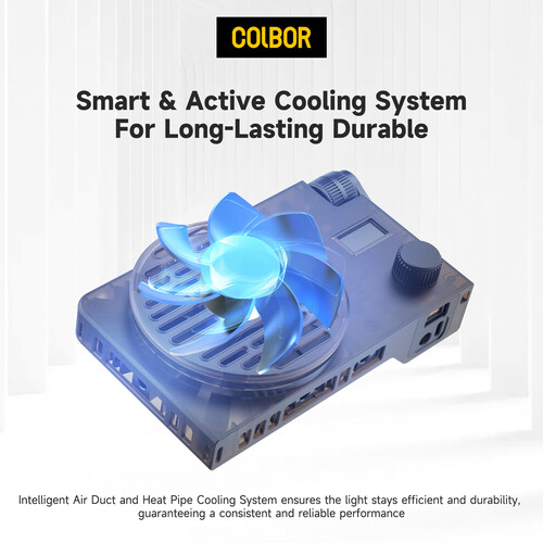 Colbor W100R Kit lampa LED RGB portabila 100W [9]