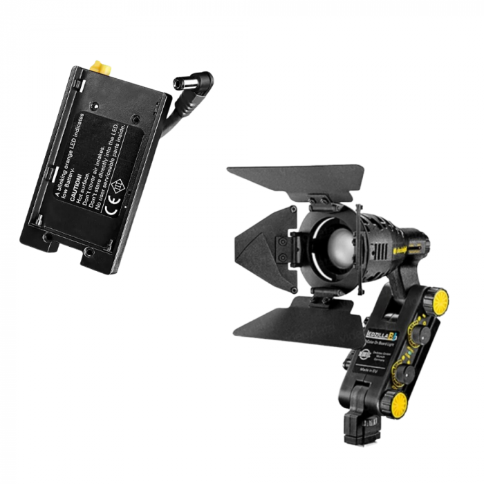 Dedolight Ledzilla Lampa LED Bicolor cu adaptor baterie [1]
