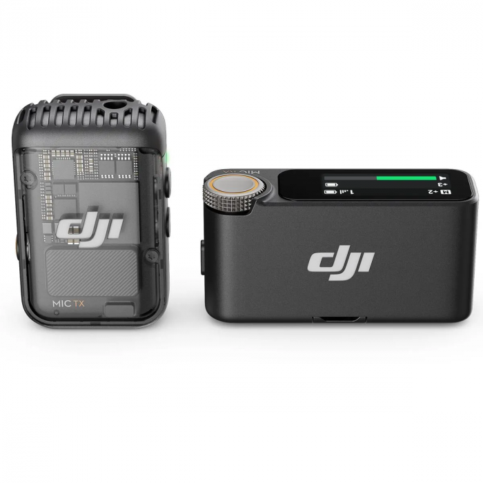 DJI Mic 2 Sistem de microfon wireless single compact pentru 1 persoana (2,4 GHz) [1]