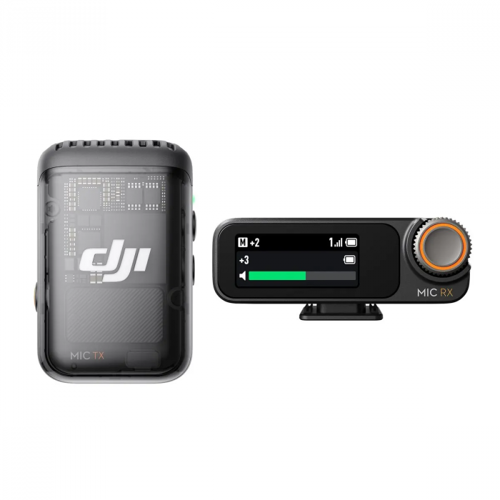 DJI Mic 2 Sistem de microfon wireless single compact pentru 1 persoana (2,4 GHz) [2]