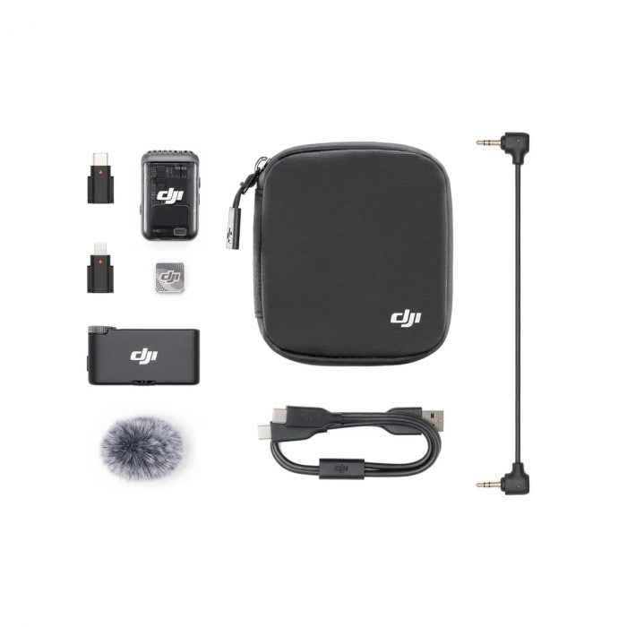 DJI Mic 2 Sistem de microfon wireless single compact pentru 1 persoana (2,4 GHz) [3]