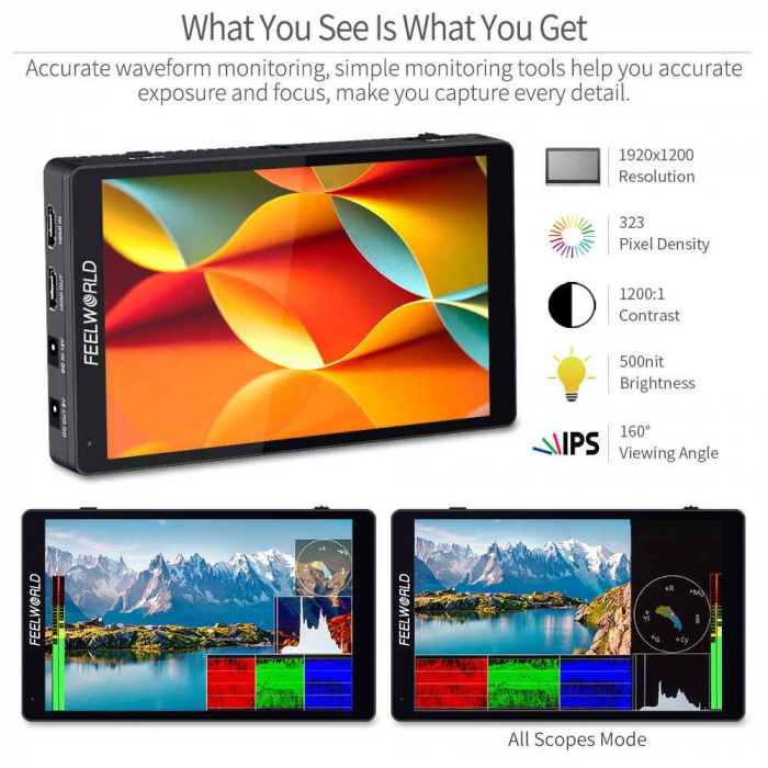 Feelworld F7 Pro 7" Monitor 3D LUT Touchscreen [5]