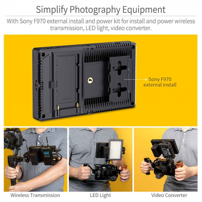 Feelworld F7 Pro 7" Monitor 3D LUT Touchscreen [4]