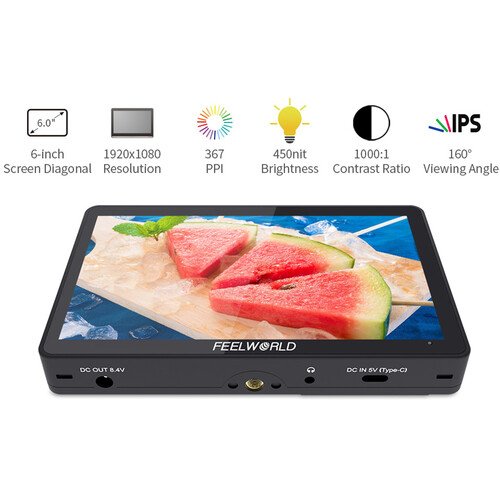 Feelworld monitor F5 Pro V4 6”, Touchscreen [6]