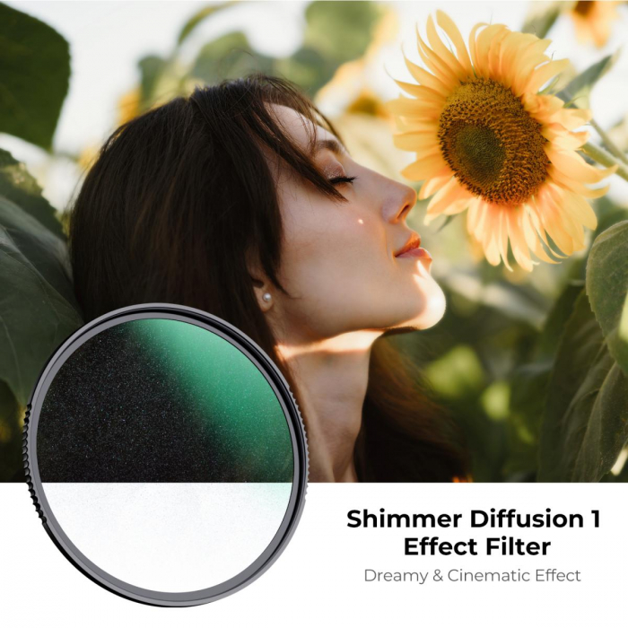 K&F Concept Filtru Shimmer Diffusion Nano-X Efect Cinematic 77mm [2]