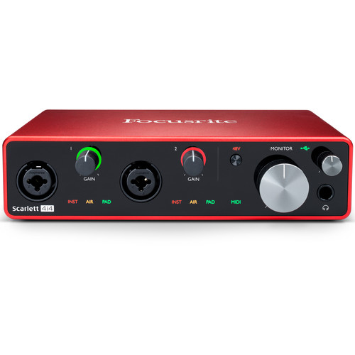 Focusrite Scarlett 4i4 4x4 Interfață USB Audio/MIDI (a treia generație) [2]