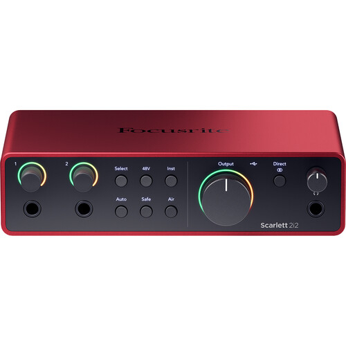 Focusrite Scarlett 2i2 Studio Interfata audio USB-C cu microfon si casti (4th gen) [5]