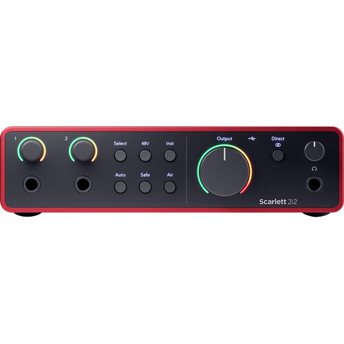 Focusrite Scarlett 2i2 Studio Interfata audio USB-C cu microfon si casti (4th gen) [6]