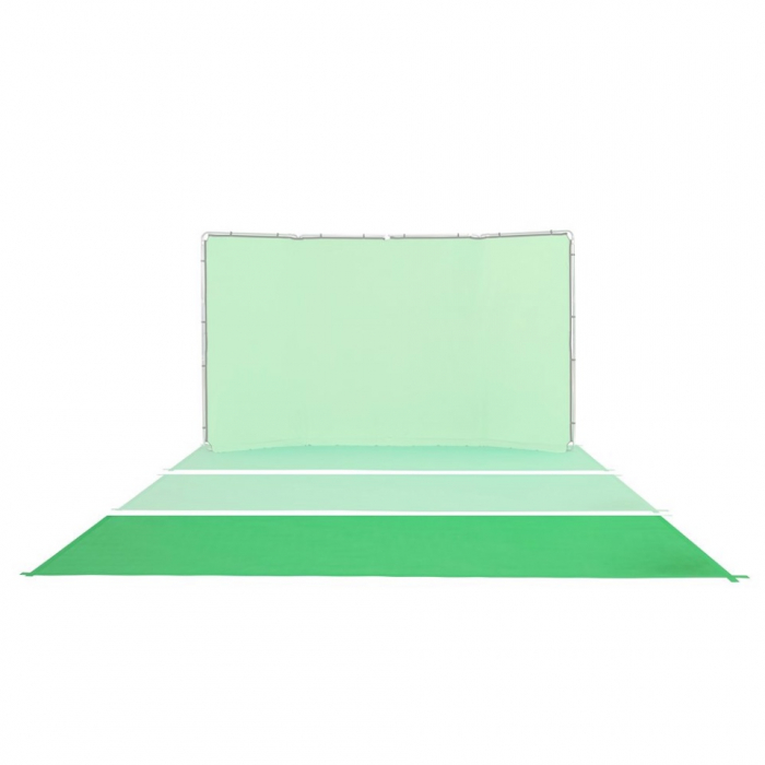 Fundal de podea din vinil 1,37m x 4m Chroma Key Green [5]