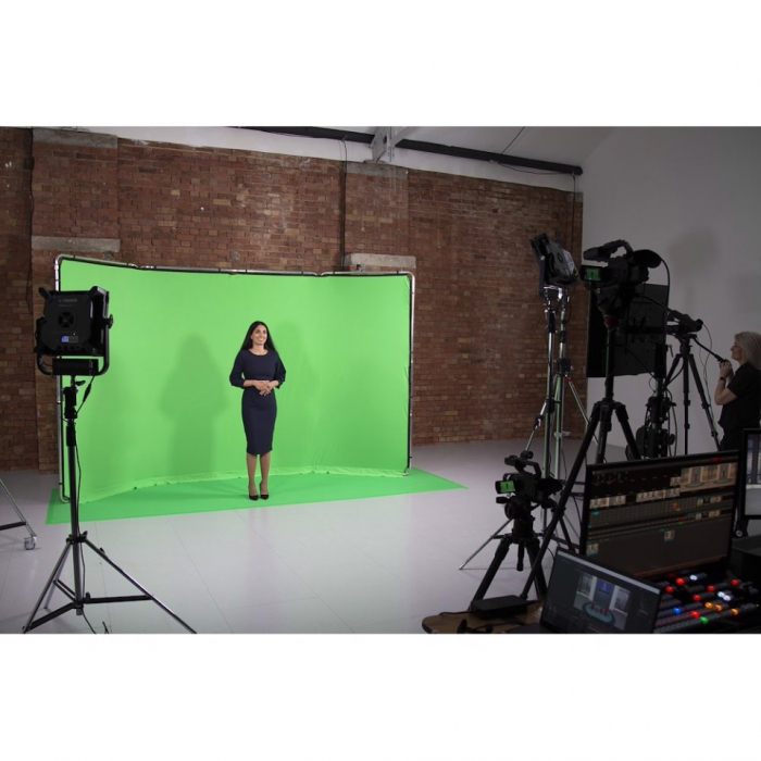 Fundal de podea din vinil 1,37m x 4m Chroma Key Green [7]
