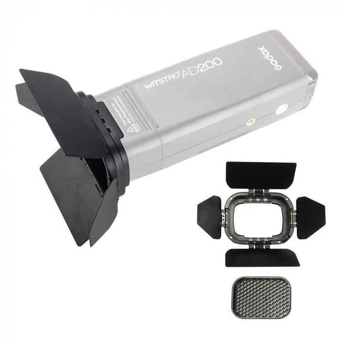 Godox BD-07 Kit accesorii cu filtre colorate pentru AD200/PRO [2]
