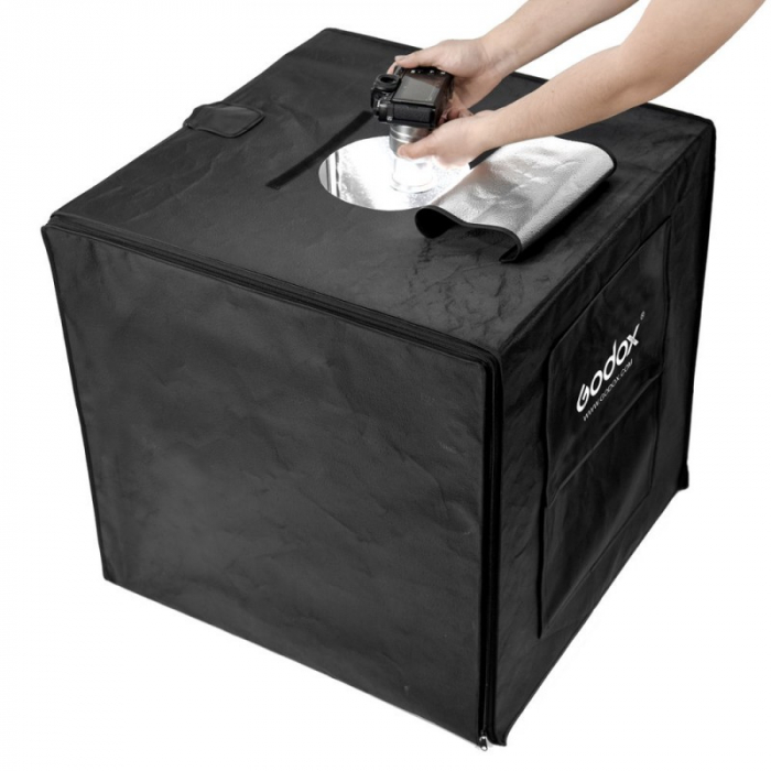 Godox Cort foto 80x80cm cu 2 benzi LED [5]