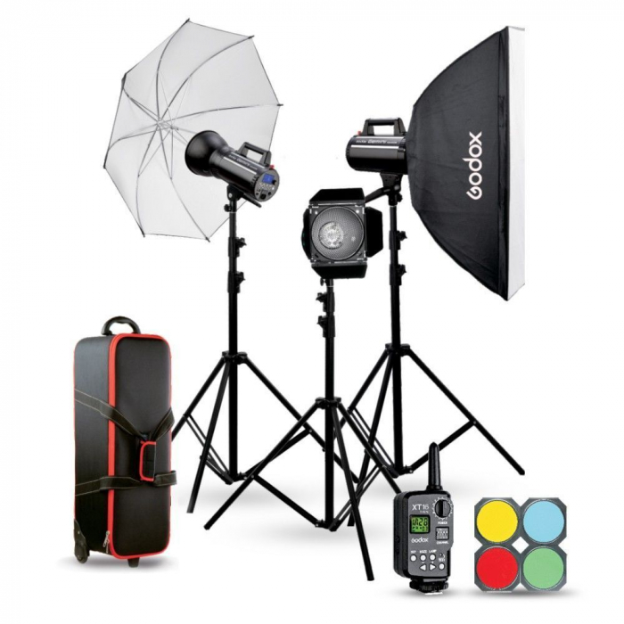 Godox GSII Kit de blituri 200W 400W