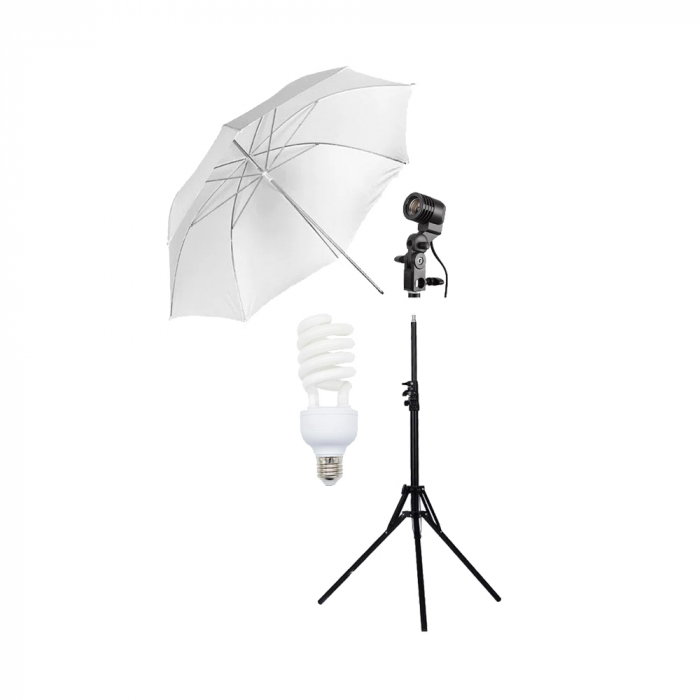 Godox Kit E27 135W 5500K cu difuzie [2]
