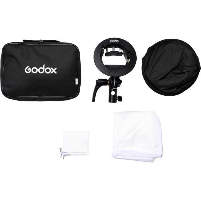 Godox Kit Softbox cu adaptor S2 60x60cm cu grid [6]