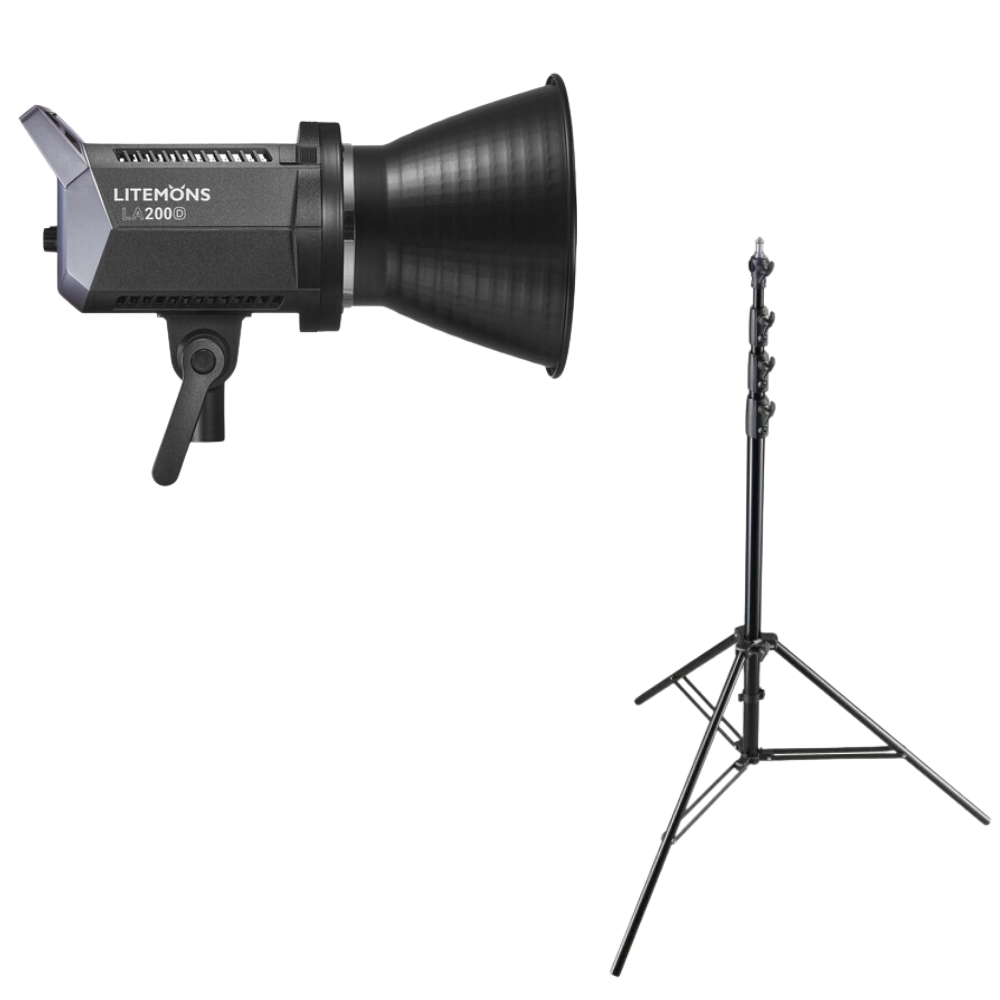 Godox Litemons LA200D Daylight LED Light cu stativ [1]