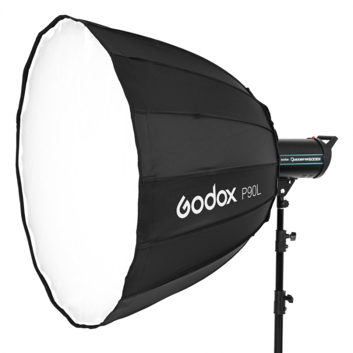 Godox P90L Softbox parabolic 16 spite 90cm montura Bowens [5]