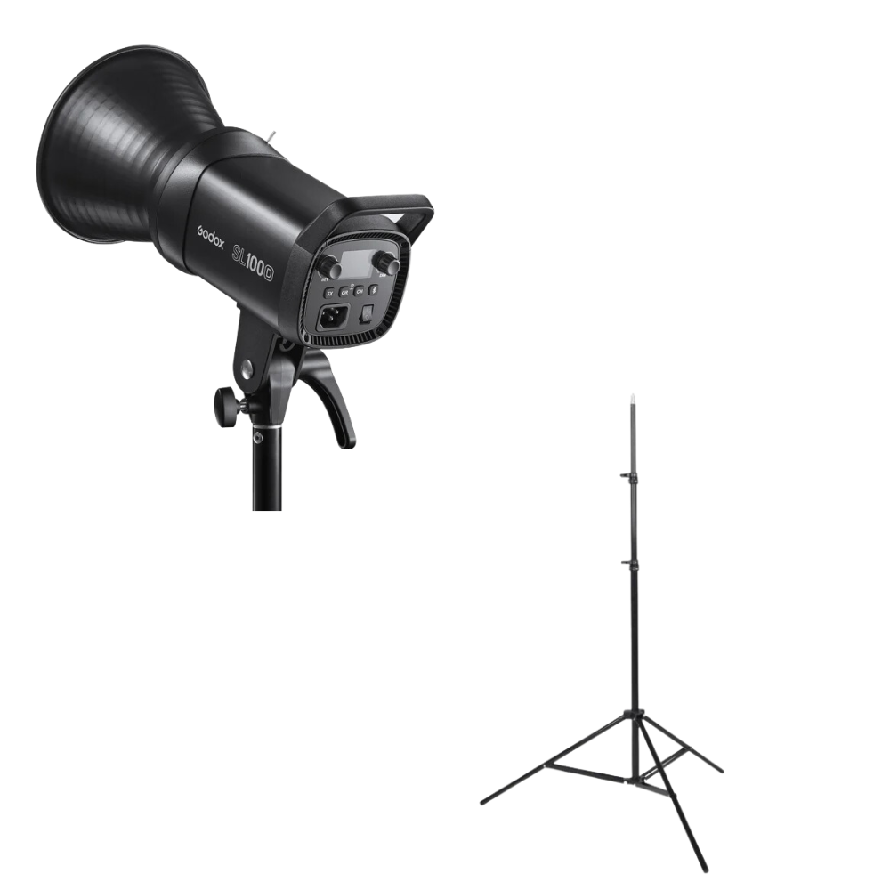 Godox SL100D Lampa LED Daylight 5600K cu stativ [1]