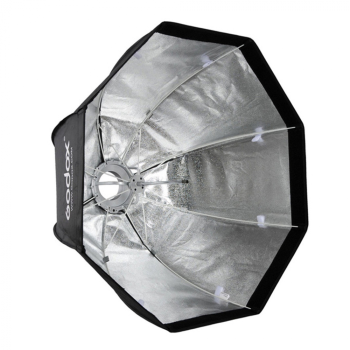 Godox Softbox tip umbrela montura Bowens 80cm cu grid [4]