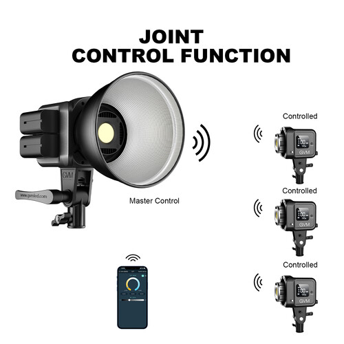 GVM KIT x 2buc SD80S LED 5600K 80W portabil si stativ [8]