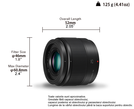 Panasonic Lumix G 25mm F1.7 Obiectiv MFT cutie alba [5]