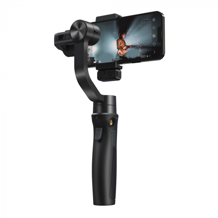 Hohem iSteady Mobile Plus Stabilizator smartphone Kit cu LED magnetic [6]