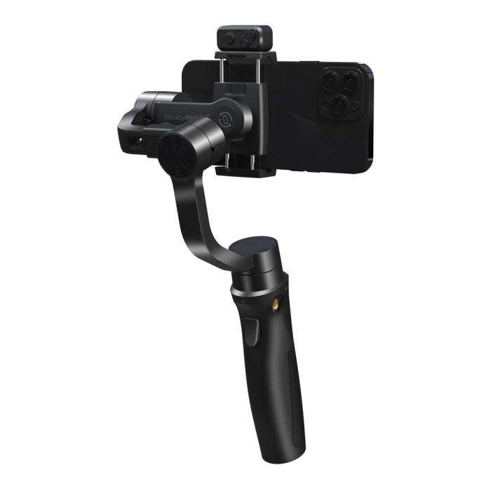 Hohem iSteady Mobile Plus Stabilizator smartphone Kit cu LED magnetic [7]