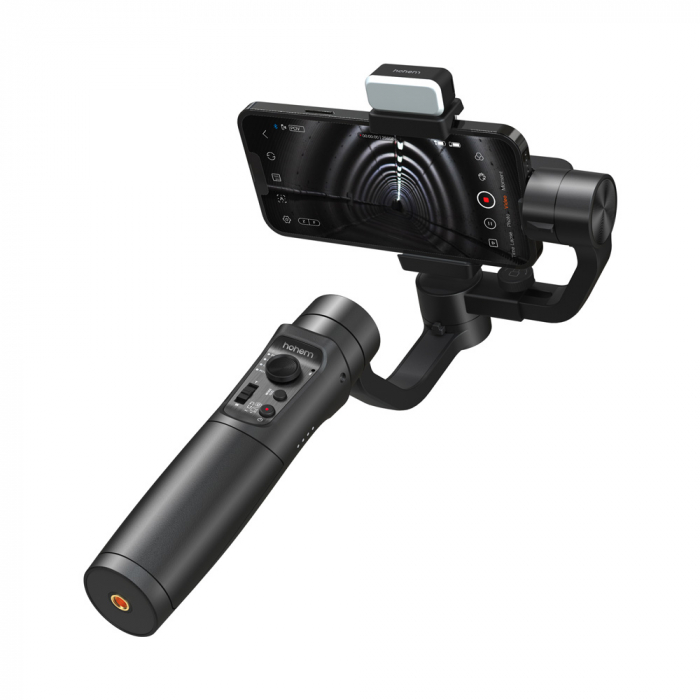 Hohem iSteady Mobile Plus Stabilizator smartphone Kit cu LED magnetic [2]