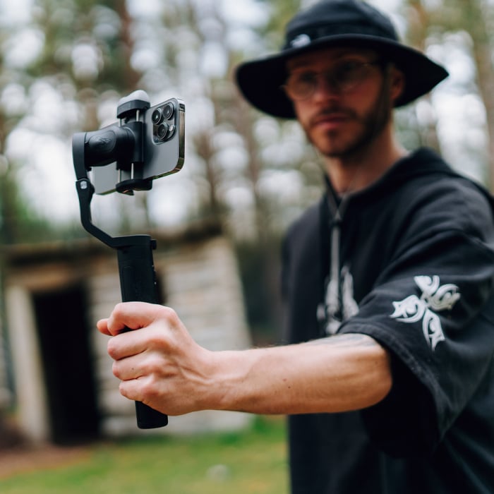 Hohem iSteady V2s Stabilizator smartphone cu Senzor AI si LED incorporat [5]