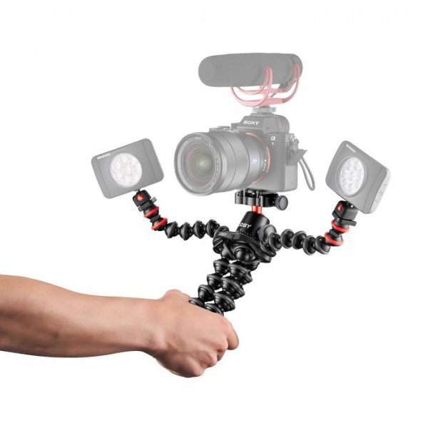 Joby GorillaPod 3K PRO Rig Kit Vlog cu 2 LED si Microfon [7]