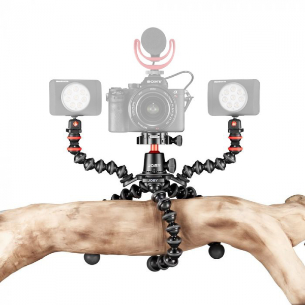 Joby GorillaPod 3K PRO Rig Kit Vlog cu 2 LED si Microfon [3]
