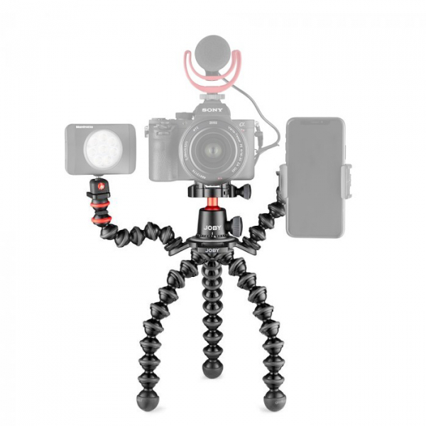 Joby GorillaPod 3K PRO Rig Kit Vlog cu 2 LED si Microfon [6]