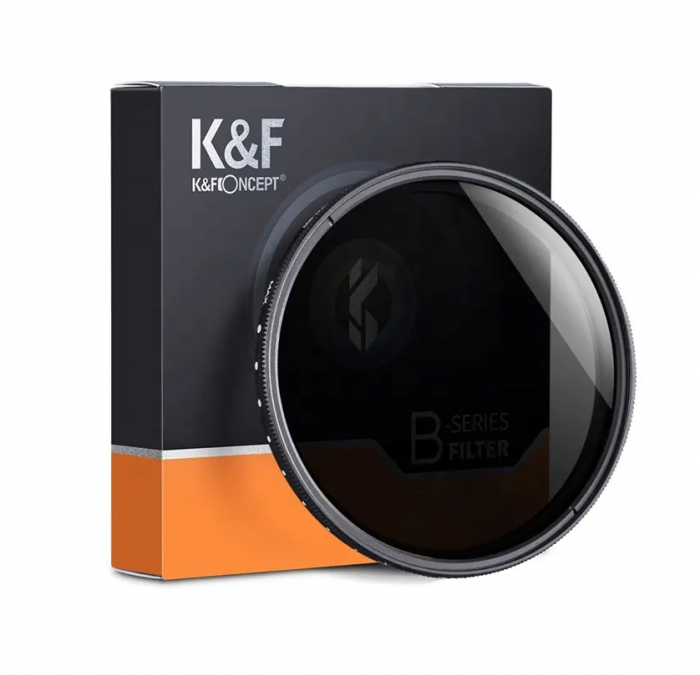 K&F Concept Variable Fader NDX 82mm Filtru ND variabil ND2-ND400 [10]