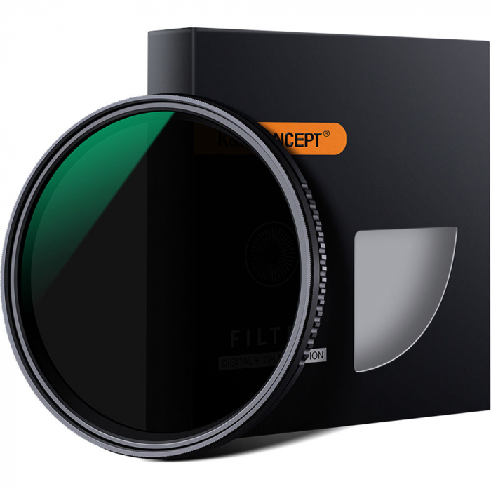 K&F Concept Filtru ND variabil ND8-ND2000 Ultra-Slim Multistrat 82mm [2]