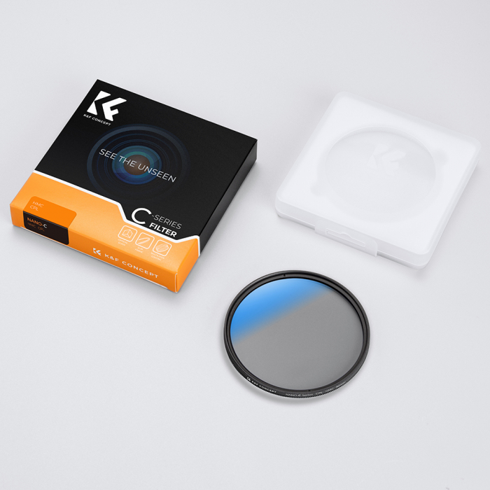 K&F Concept Slim HMC Filtru Polarizare 55mm [2]
