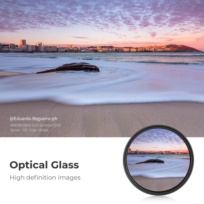 K&F Concept Variable Fader NDX 77mm Filtru ND variabil ND2-ND400 [7]