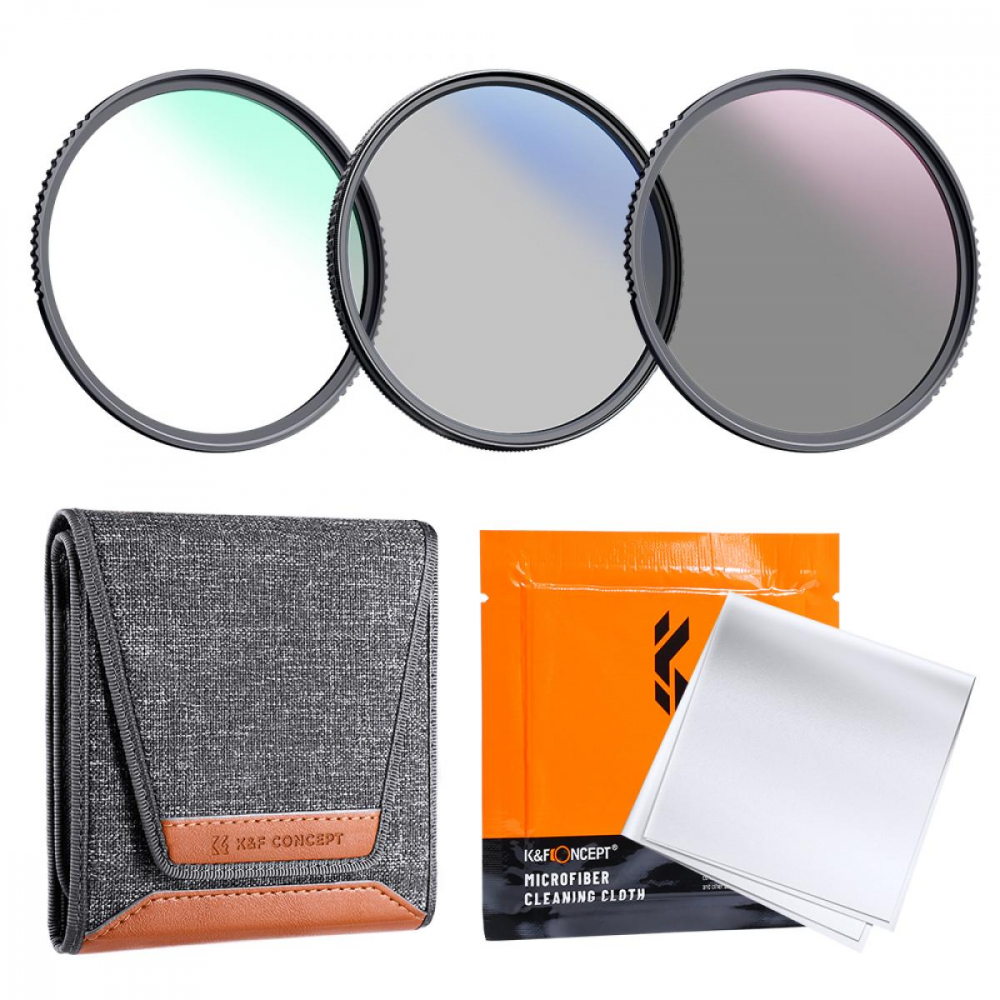 KF Set Filtre NANO-K SLIM UV + CPL + ND4 67mm [1]