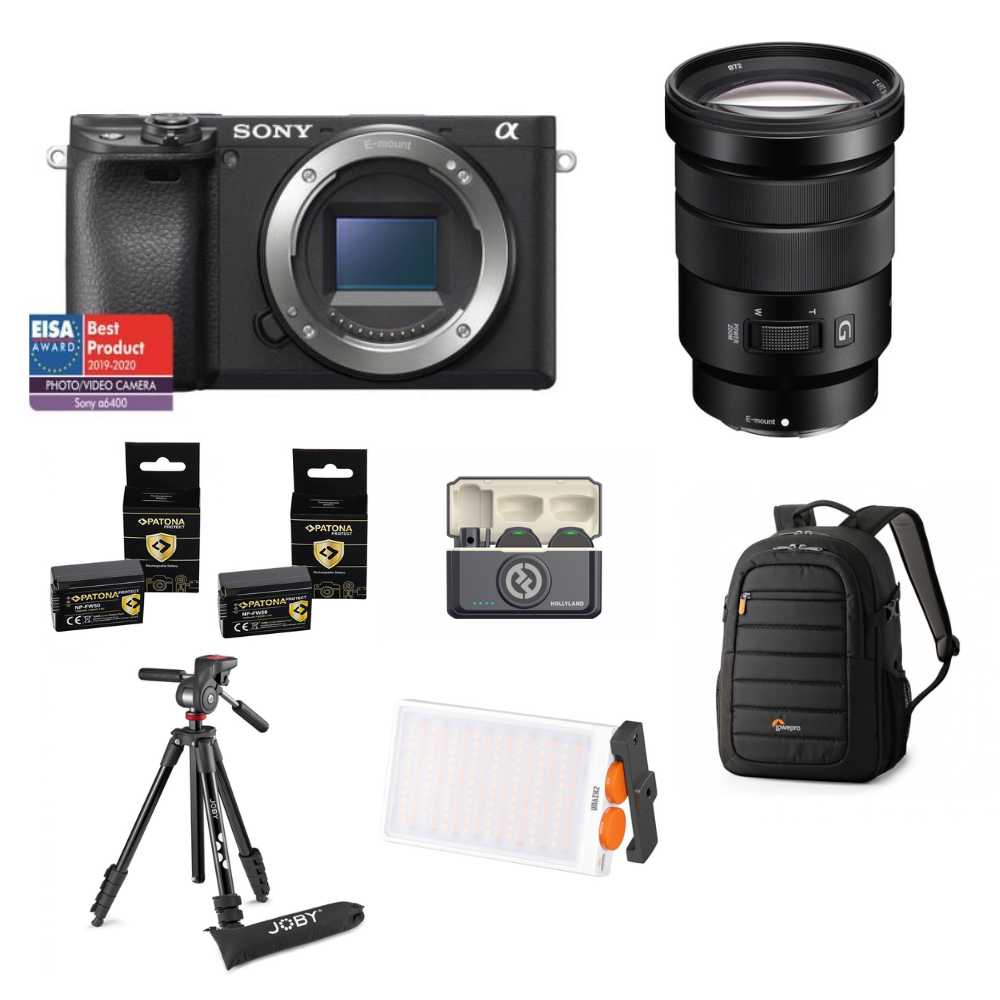 Kit Content Creator Sony A6400 + Obiectiv si Accesorii [2]