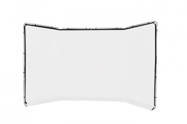Fundal panoramic cu rama inclusa Alb 4.2 x 2.40m [2]