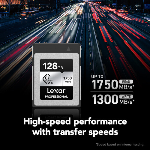 Lexar 128GB Professional CFexpress Type B Card SILVER Series [3]