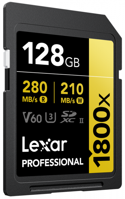 LEXAR SDXC Pro 1800x U3 UHS-II R280/W210 (V60) 128GB [2]