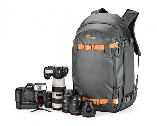 Lowepro Rucsac Foto Whistler BP 350 AW II Gri/ Portocaliu [7]