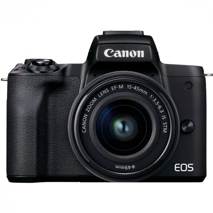 Canon EOS M50 II Kit 15-45mm cu trepied si card Canon imagine 2022 3foto.ro