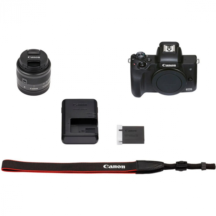 Canon EOS M50 II Aparat Foto Mirrorless 24MP Kit cu Obiectiv EF-M 15-45mm F/3.5-6.3 IS STM [5]