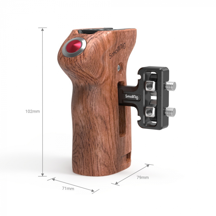 Maner lateral filetat SmallRig cu buton de start/stop Inregistrare 3323 [5]
