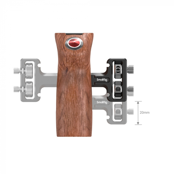 Maner lateral filetat SmallRig cu buton de start/stop Inregistrare 3323 [4]