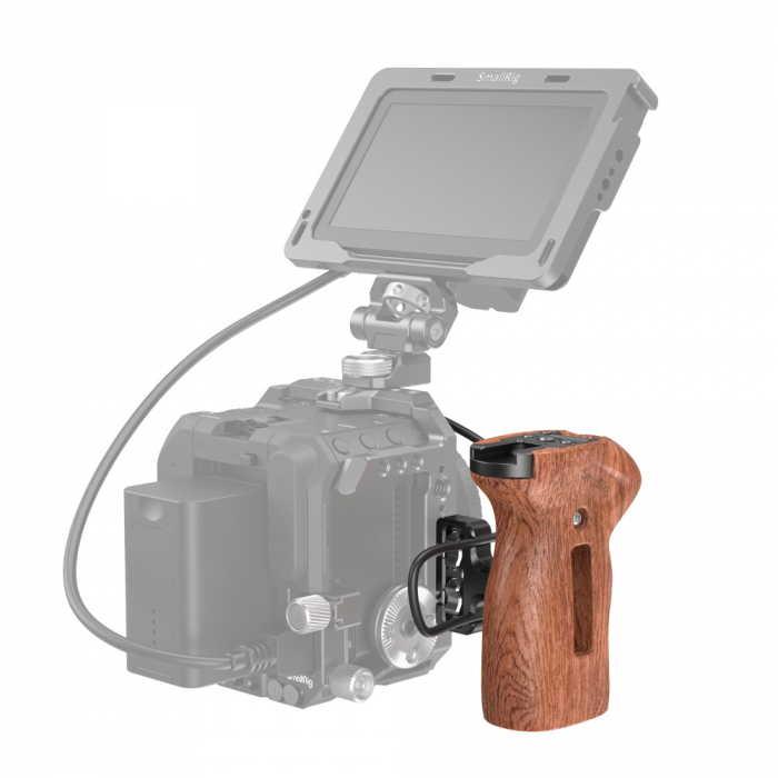 Maner lateral filetat SmallRig cu buton de start/stop Inregistrare 3323 [2]