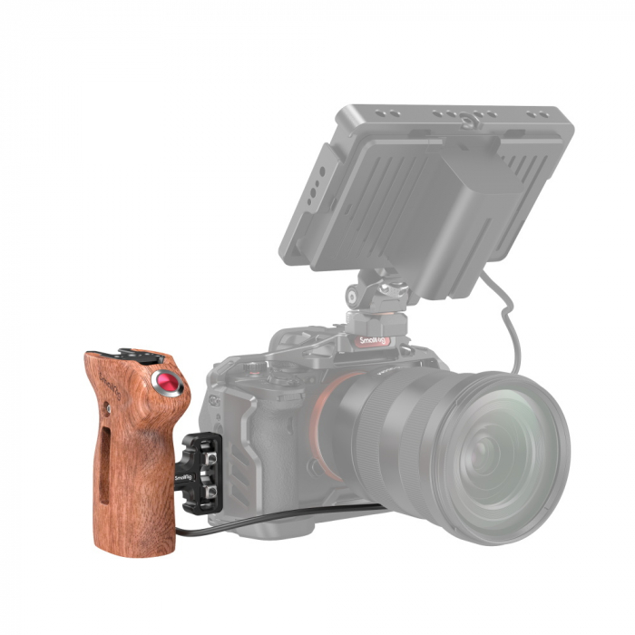 Maner lateral filetat SmallRig cu buton de start/stop Inregistrare 3323 [8]