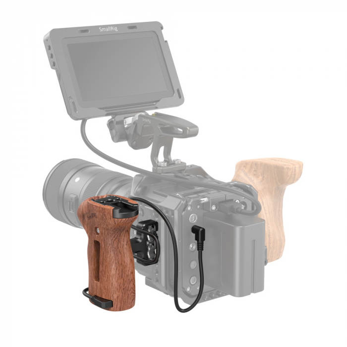 Maner lateral filetat SmallRig cu buton de start/stop Inregistrare 3323 [9]