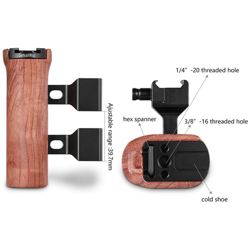 Maner lateral NATO din lemn SmallRig 2187B [3]